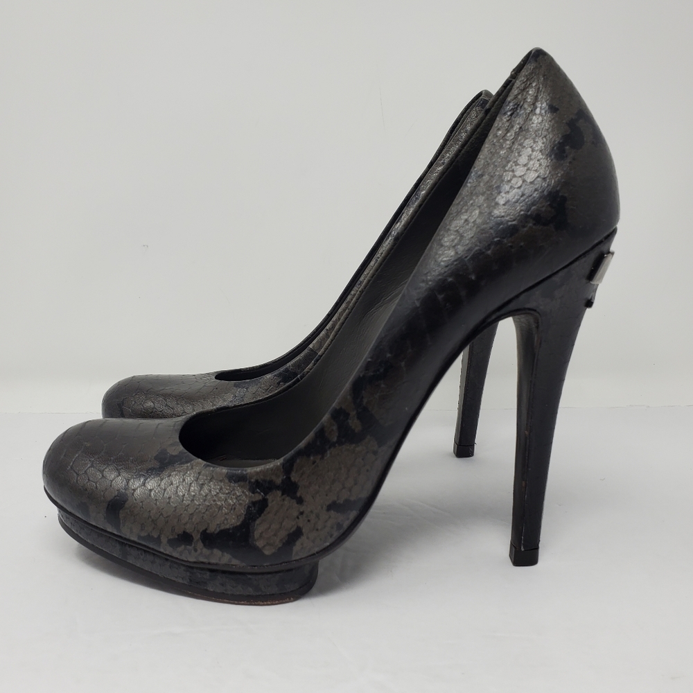 Tory Burch Jude Amazon Python Snake Print Leather… - image 2